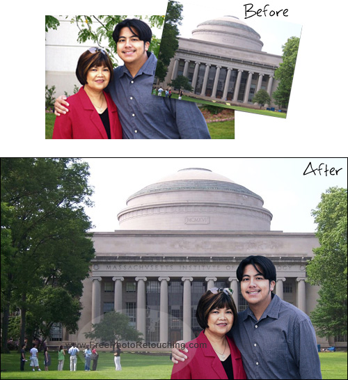 Look like an MIT student. Put yourself in MIT photo.